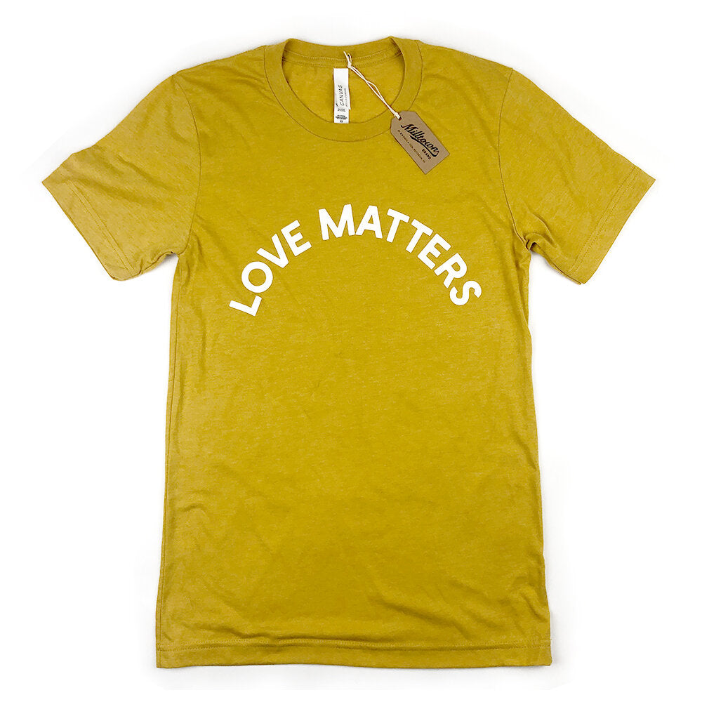 Love Matters - Mustard - T-shirt