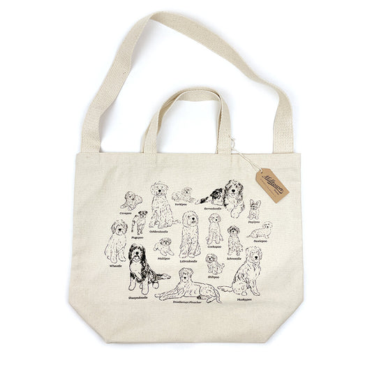 Poodle Mix Tote Bag