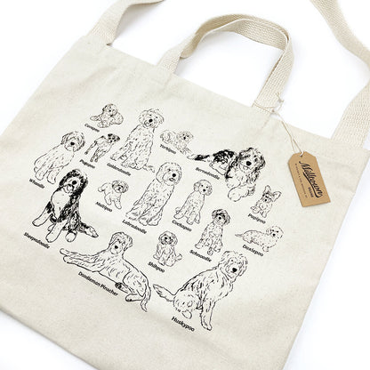 Poodle Mix Tote Bag