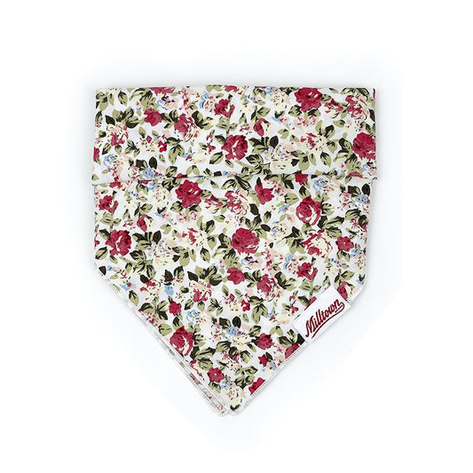 Square Dog Bandana - Rose Garden