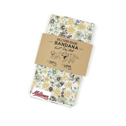 Square Dog Bandana - Wild Flowers