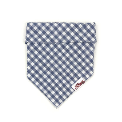 Square Dog Bandana - Picknic Blue Gingham