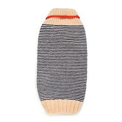 Chilly Dog Sweater - Spencer Stripe Shawl Sweater