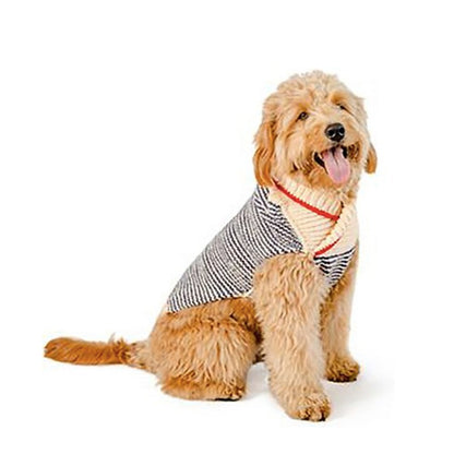 Chilly Dog Sweater - Spencer Stripe Shawl Sweater