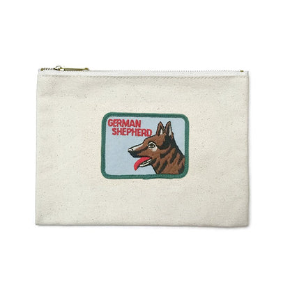 Vintage Dog Breed Pouch - German Shepherd
