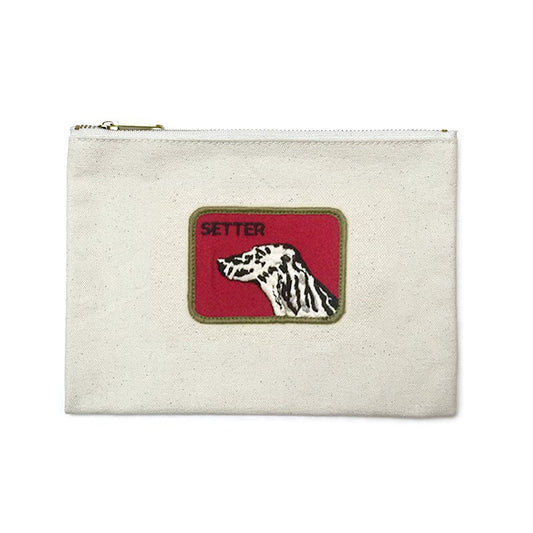 Vintage Dog Breed Pouch - Setter